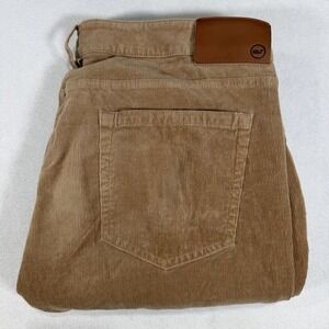 Vineyard Vines Mens Tan Corduroy 5 Pocket Pants Size 38x32 Performance Stretch